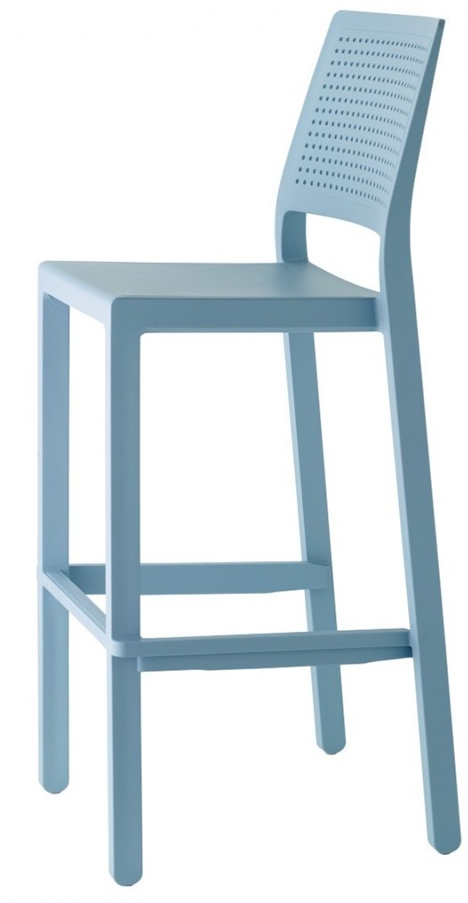 Levně SCAB - Barová židle EMI vysoká - modrá