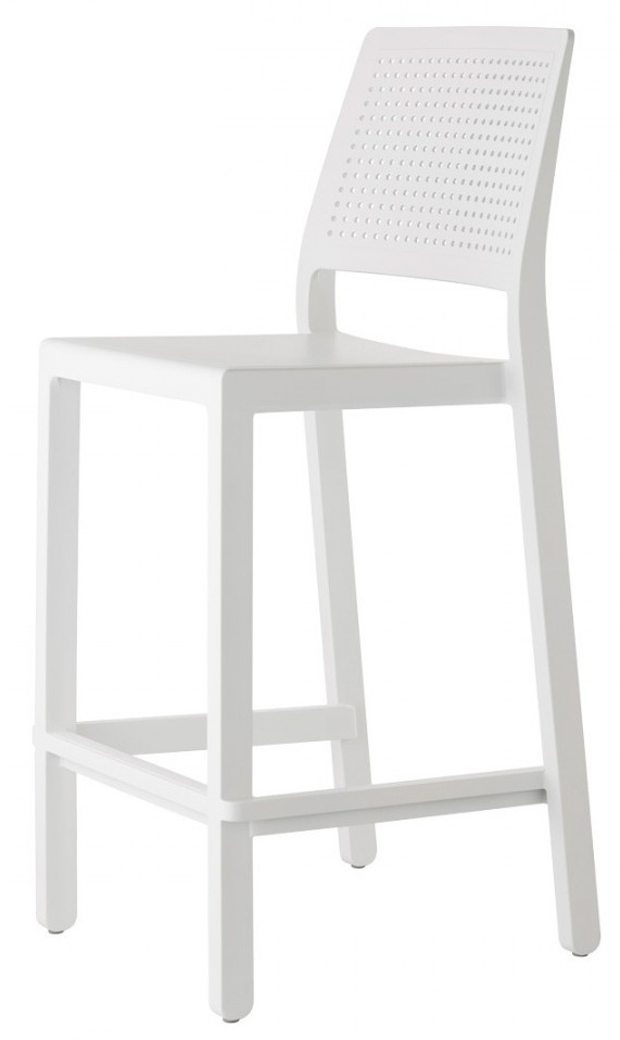 Levně SCAB - Barová židle EMI nízká - bílá