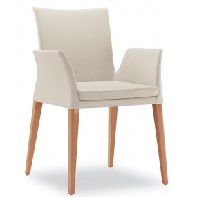 ENSEMBLE chair with armrests