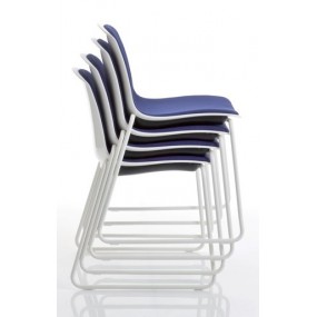 EPOCA EP3 chair with slatted base - partly padded