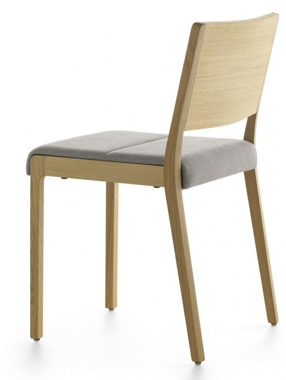 Levně CRASSEVIG - Židle ESSE RS s čalouněným sedákem