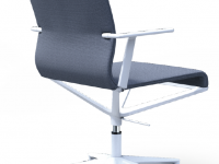 STICK ETK chair with high backrest and armrests - 2