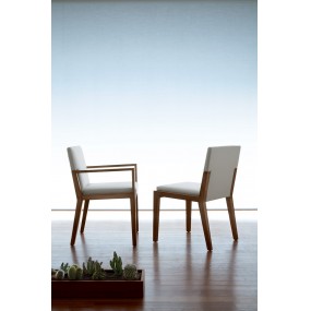 EUTHALIA chair with armrests