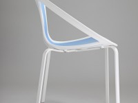 Židle EXTREME, šedá/bílá - 3