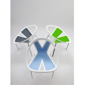 Židle EXTREME, zelená/bílá