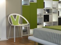Židle EXTREME, zelená/bílá - 3