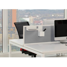 Set of screens NOVA FABRIC H35 for four-seater tables