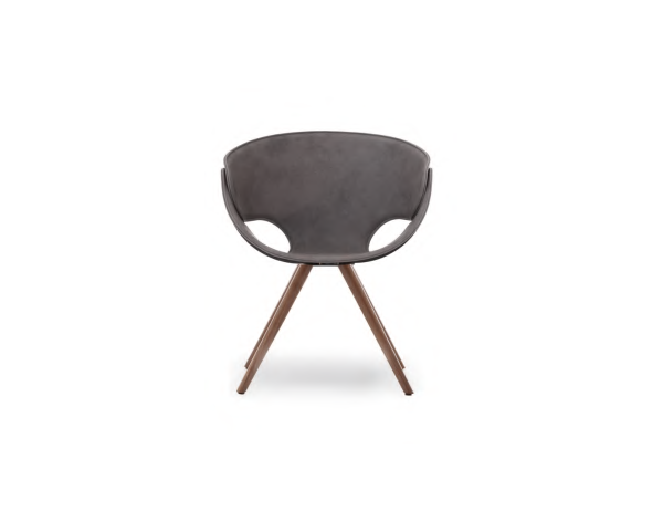 FL@T chair with wooden base