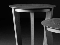 Konferenční stůl FLEN 904TD (v - 550 mm, Ø 750 mm, povrch desky dýha v pruzích) - 3