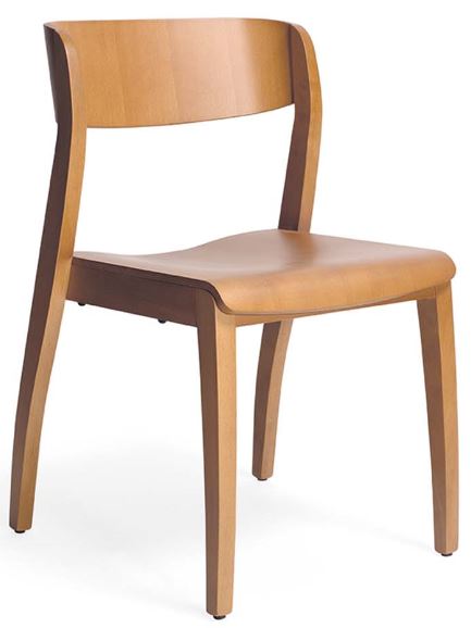 Levně ACCENTO - Stohovatelná židle FRIDA SL STK - dřevěná