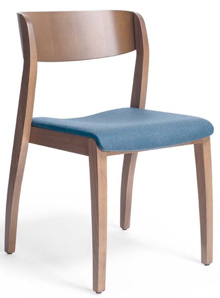 Levně ACCENTO - Stohovatelná židle FRIDA SI STK - čalouněný sedák
