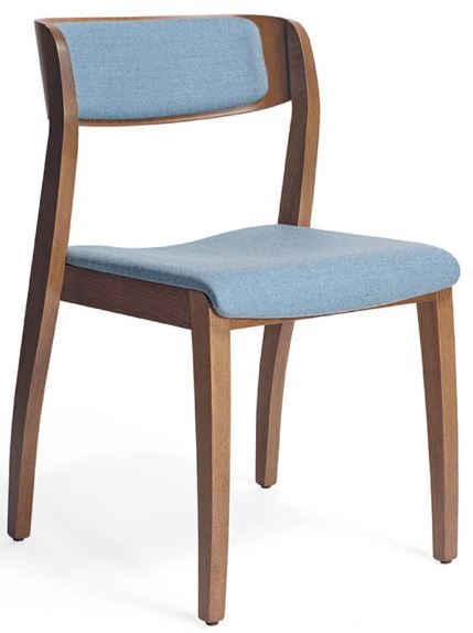 Levně ACCENTO - Stohovatelná židle FRIDA SI SPECIAL STK - čalouněný sedák i opěrák