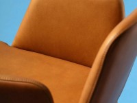 Barová židle FRIDA s područkami v sedáku - 3