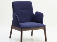 FRIDA Lounge armchair with armrests - 3