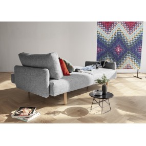 Folding sofa with armrests FRODE