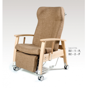 Mobile reclining nursing chair GAVOTA D2