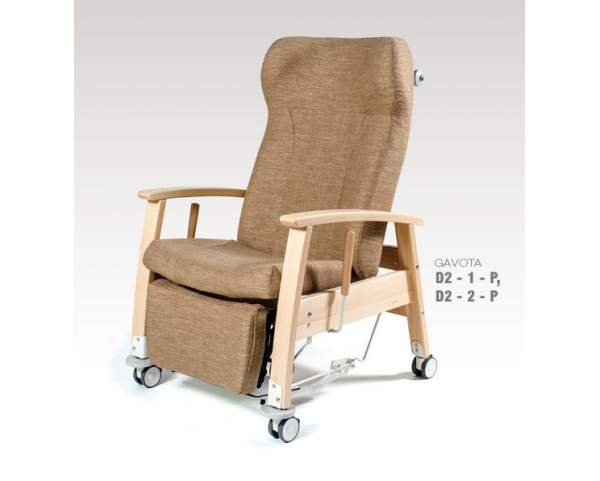Mobile reclining nursing chair GAVOTA D2