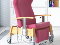 GAVOTA G2 luxury reclining care chair on wheels with operator positioning - 3