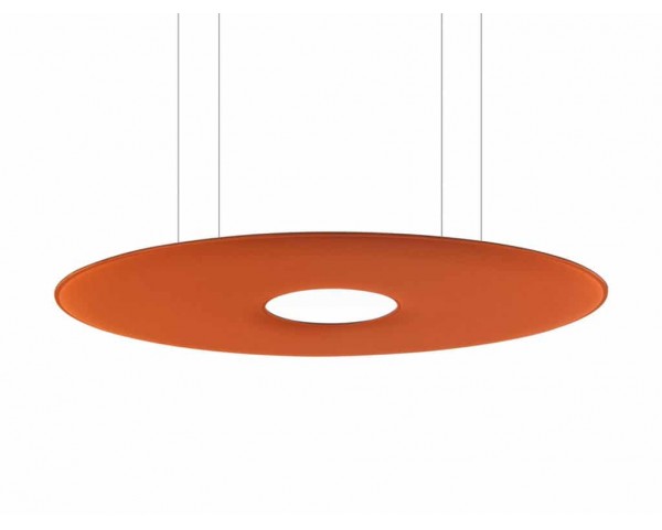 Hanging acoustic panel GIOTTO CEILING - oval