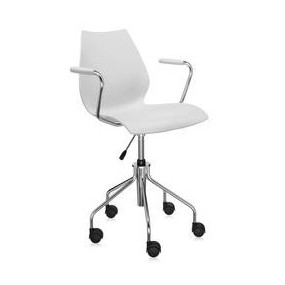 Maui Office Chair with armrests, grey