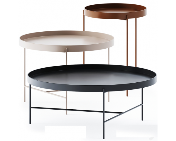 Konferenční stolek GLOBE - kovový - různé velikosti