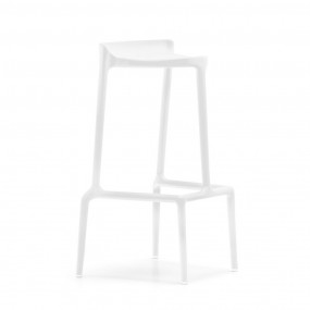 Vysoká barová židle HAPPY 490 DS - bílá