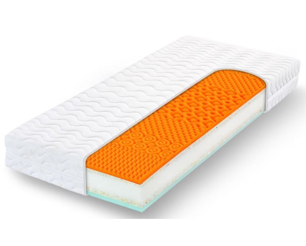 High orthopaedic mattress HEUREKA PLUS (Cashmere) made of cold foam