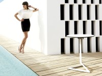 Kulatý konferenční sklápěcí stolek DELTA - různé velikosti - 2