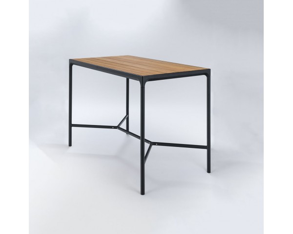 Bar table FOUR, 160 cm, bamboo