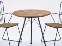 Stôl CIRCUM s bambusovou doskou - 3