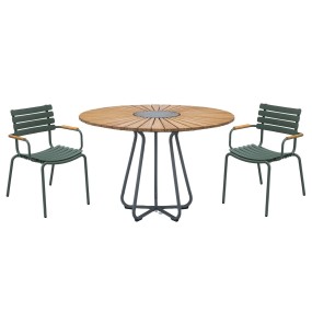 Set židlí RECLIPS (4 ks) a stolu CIRCLE - VÝPRODEJ