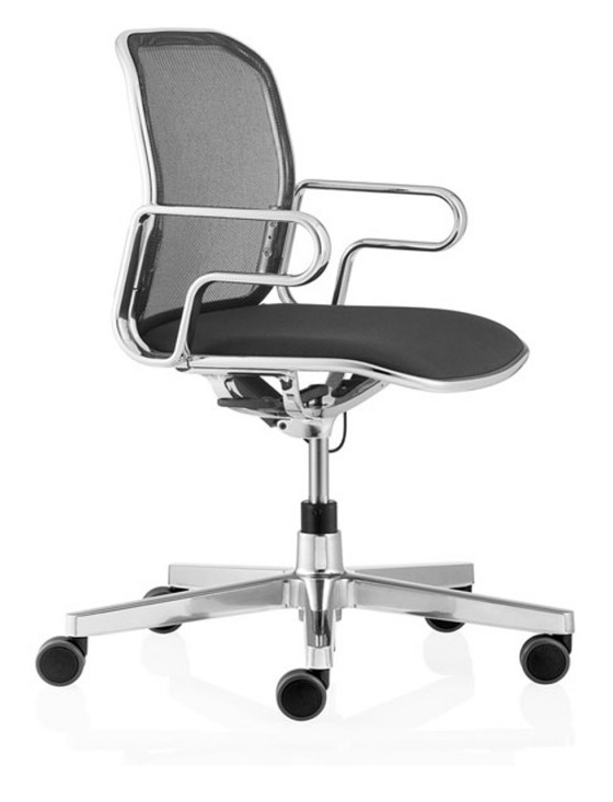 Levně ICF - Židle CLOUD MEETING se středně vysokým opěrákem a kolečky
