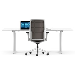 Working chair DUO EDGE PAD DCE.523 with high backrest