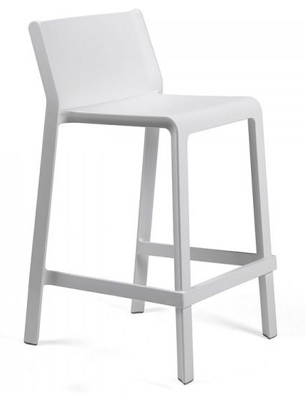 Levně NARDI GARDEN - Barová židle TRILL MINI bílá