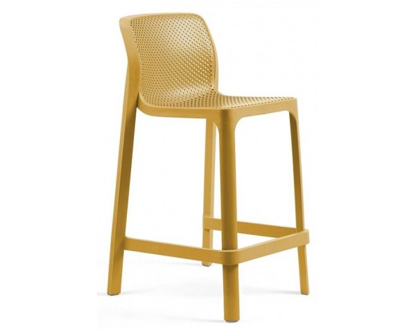 Barová židle NET MINI hořčicově žlutá