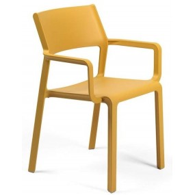 Židle TRILL hořčicově žlutá
