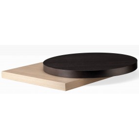Kulatá dýhovaná stolová deska - tloušťka 30 mm