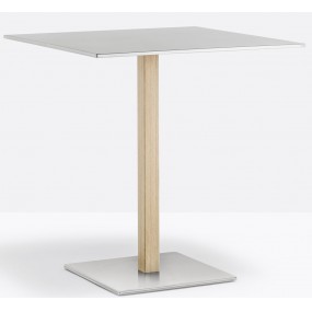 Table base INOX 4402 oak - height 73 cm