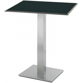 Table base INOX 4441 satinato - height 73 cm