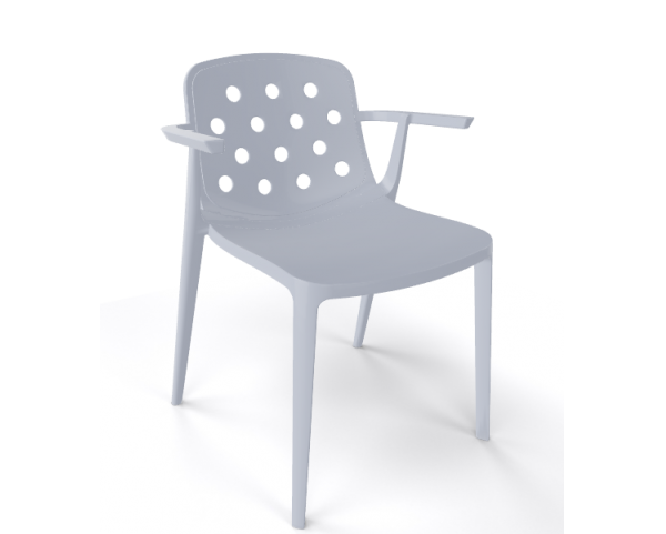 Židle ISIDORA B, šedá