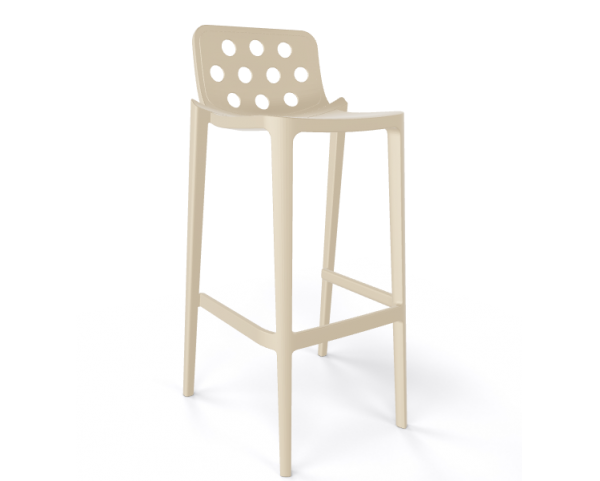 Barová stolička ISIDORO 66 - nízka, béžová