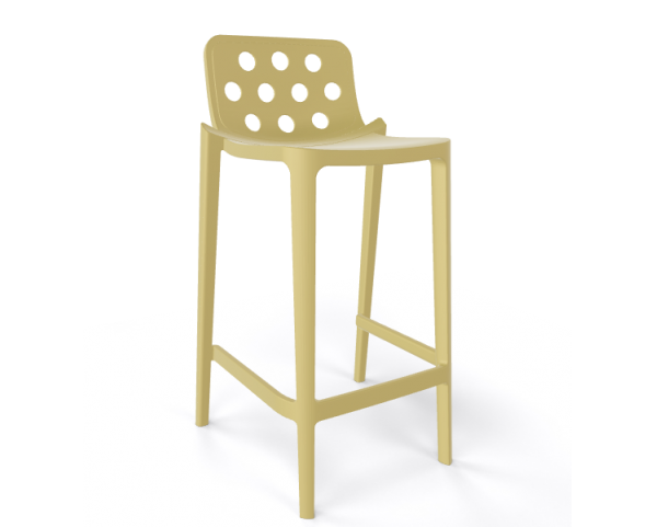 Bar stool ISIDORO 76 - high, sage