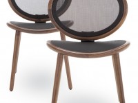 Židle JONATHAN 30 wood/mesh/leather - 3