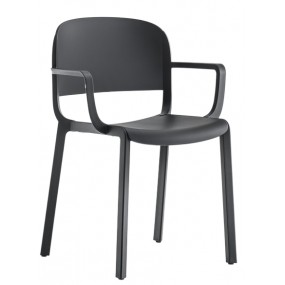 Židle s područkami DOME 265 DS - černá