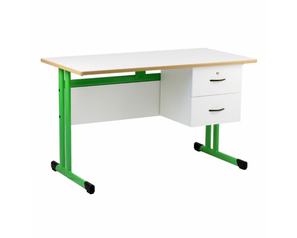 Teacher's desk NOVATRONIC with two drawers and lock