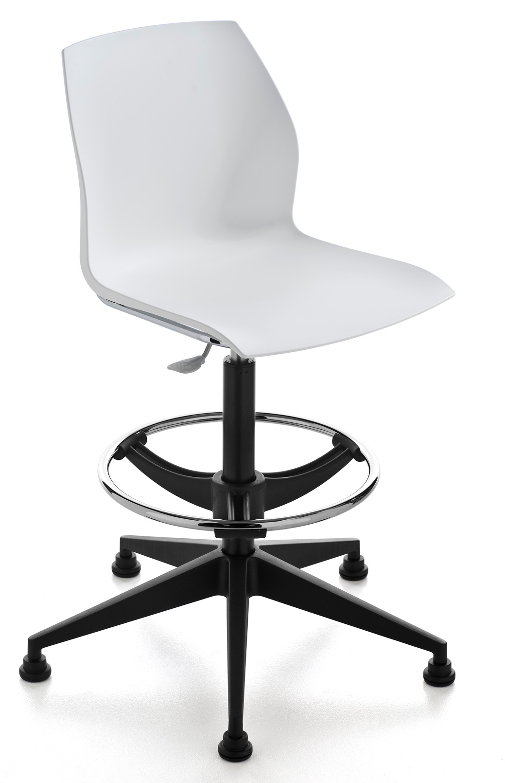 KASTEL - Barová židle KALEA s kolečky čalouněná