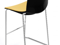 Barová židle KANVAS ST čalouněná, nízká - 2