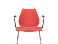 Židle Maui s područkami - červená - 3