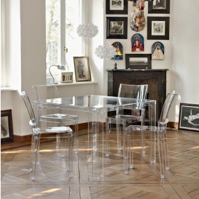 Stôl Invisible Table - 100x100 cm