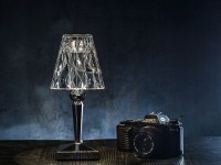 Battery table lamp - transparent - 2